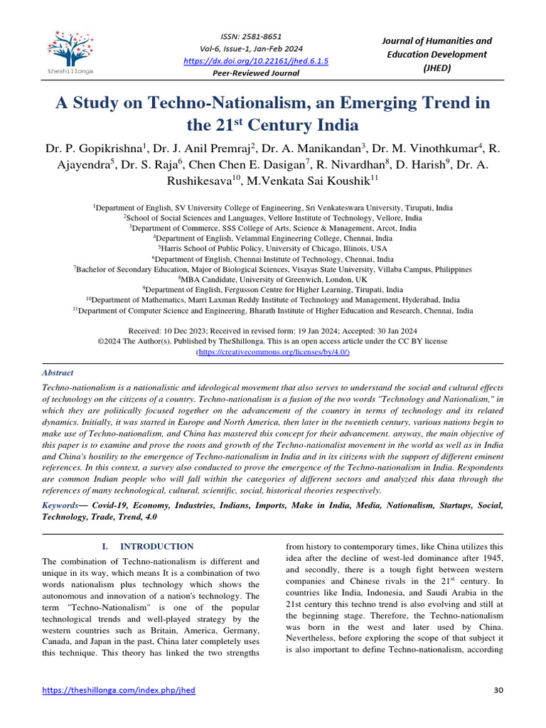 Tech Nationalism Walks A Fine Line