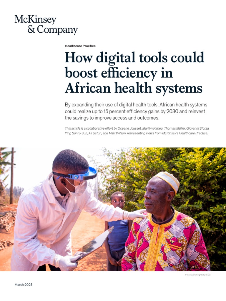 Weaving Ehealth Into The Fabric Of The African Health System