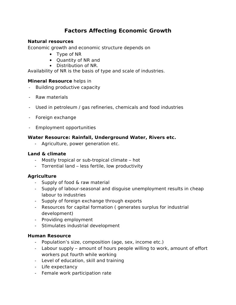 Economic Factors Affecting Industry Growth