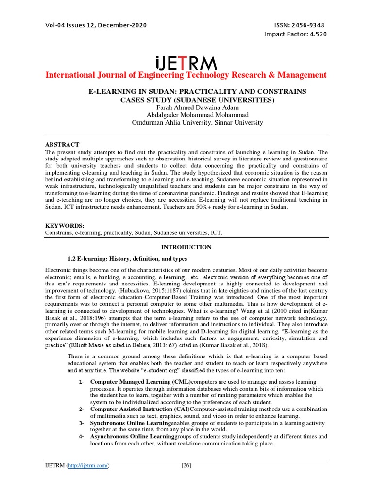 Un University Releases Study On Tech Skills In Sudan