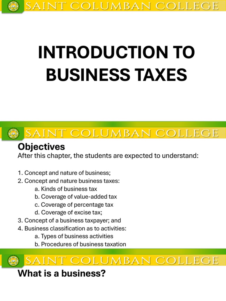 Understanding Business Taxes What Every Entrepreneur Should Know