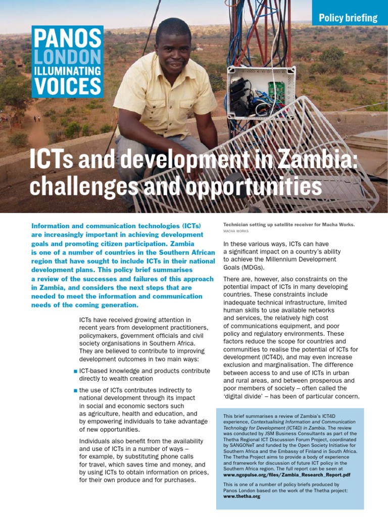 Icts In The Classroom 8 Recommendations From Zambia