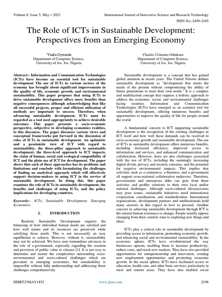 Sustainability Lessons From Hss Implications For Fs Icts Projects